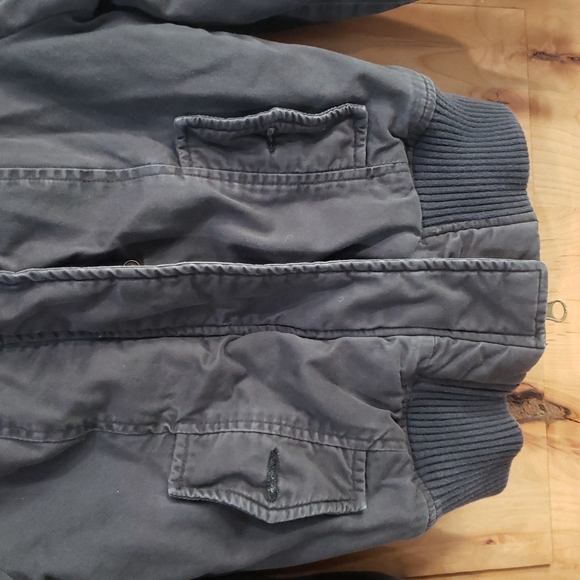 EUC! ROXY bomber with detachable faux fur hood - Picture 3 of 7